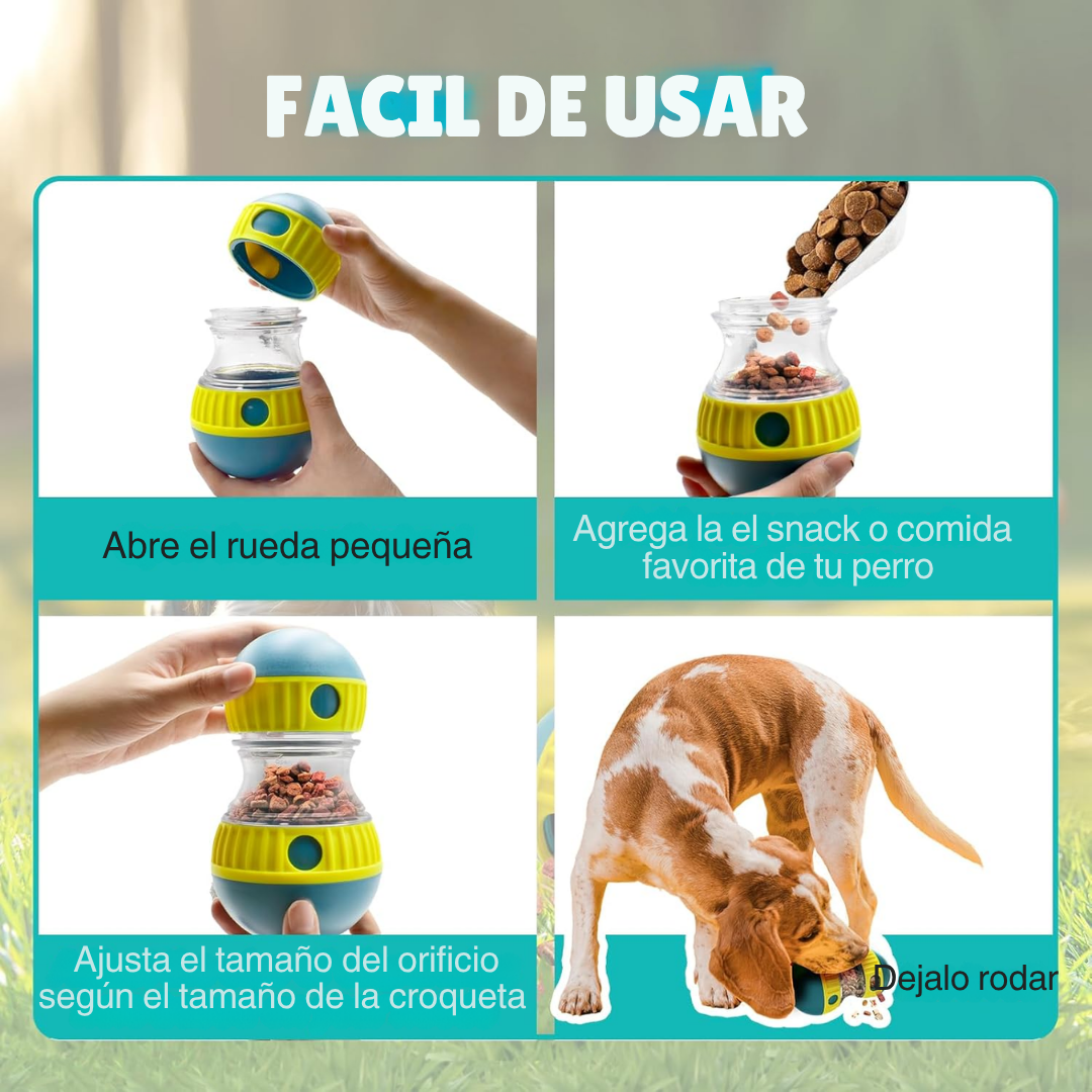 Pelota con snacks – educa y calma la ansiedad